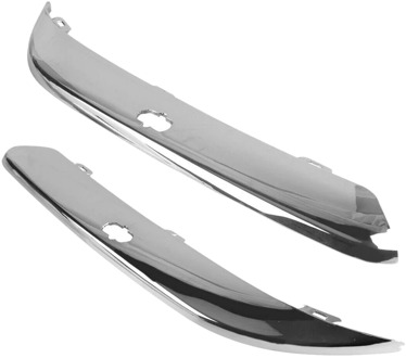 L+R Car ABS Chrome Front Bumper Foglight Cover Bumper Trim Protector Strip for CHRYSLER 300C 2005- 2011