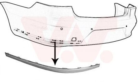 L.sierlijst Achterbumper