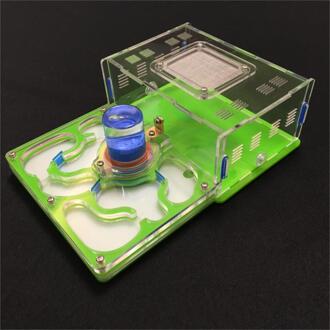 L size vliegtuig 9 kleur beschikbaar ant farm acryl vocht met voeden gebied, insect mier villa huisdier geavanceerde mania farm mieren groen