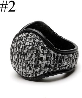 L. Spiegel 1Pcs Mannen Tiener Jongens Warm Knit Winter Oorbeschermers Nek Bescherming Verstelbare Wrap kastanjebruin