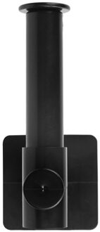 L Vorm Draagbare Hanger Intrekbare Hanger Multifunctionele Punch-Gratis Haak Multifunctionele Keuken Haken Duurzaam Thuis Organizerthe zwart