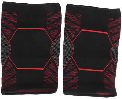L/Xl 1 Paar Sport Kniebeschermer Knie Ondersteuning Voor Running Riding Ondersteuning En Bescherming rood paar- of L code