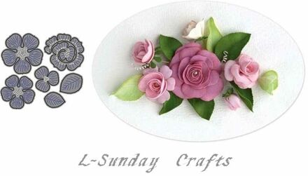 L-Zondag Ambachten Die Cuts Bloem Metalen Stansmessen Stencil Scrapbooking Album Papier Decor Craft Embossing