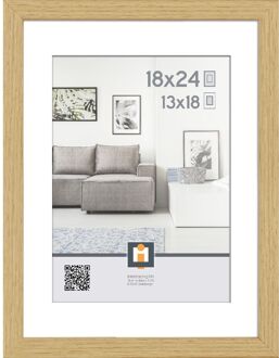L11 Fotolijst Naturel Hout 18x24cm