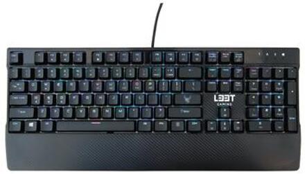 L33T Gaming Megingjörd RGB Mechanical Gaming Keyboard - Zwart