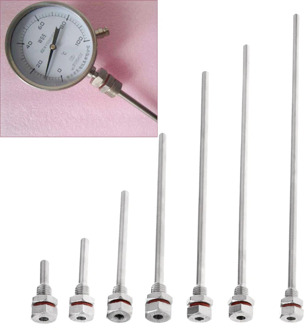 L35-300mm Thermowell Stainless Steel M10X1.5 Thread OD6mm for Temperature Sensor