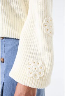 l50246 ladies pullover Ecru - S