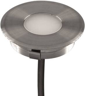 L67100640 Grondspot inbouwlamp, Ø 4,5 cm, 4.000K roestvrij staal