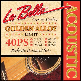 La Bella L-40PS snarenset akoestisch snarenset akoestisch, light, 012-016-022-031-041-052