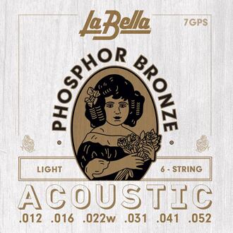 La Bella L-7GPS snarenset akoestisch snarenset akoestisch, light, 012-016-022w-031-041-052