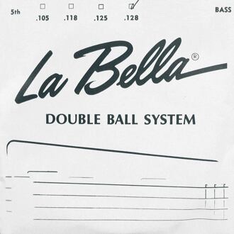 La Bella L-SB128 .128 bassnaar .128 bassnaar, voor Steinberger, double ball end