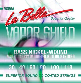 La Bella VSB6A snarenset elektrische basgitaar snarenset elektrische basgitaar, 6-snarig, 030-040-060-080-100-118