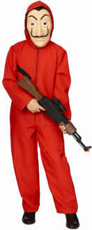 La Casa De Papel kostuum kinderen Rood - Zalm