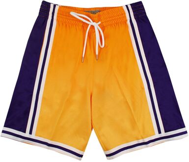 LA Lakers Heren Ombre Shorts Oranje - XL