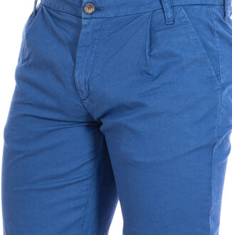 La Martina Bermuda met recht afgesneden zoom RMB008-TL257 heren Blauw