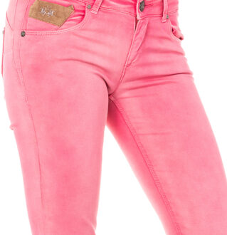 La Martina Elastische broek met slank gesneden zomen HWT010 vrouw - maat Roze