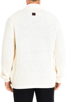 La Martina Gebreide heren trui met lange mouwen TMS002-XC040 - maat Beige