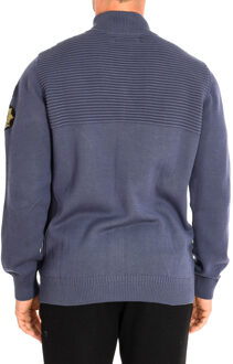 La Martina Gebreide heren trui met lange mouwen TMSG30-XC040 - maat 2XL Grijs