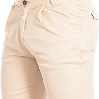 La Martina Heren-Bermuda met recht afgesneden zoom TMB004-TL121 Beige - 30 (Taille)