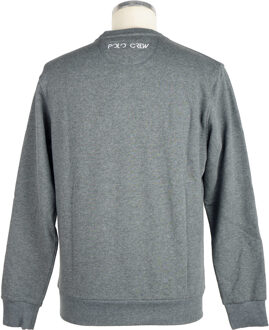 La Martina Heren Grijze Katoenen Trui Grijs