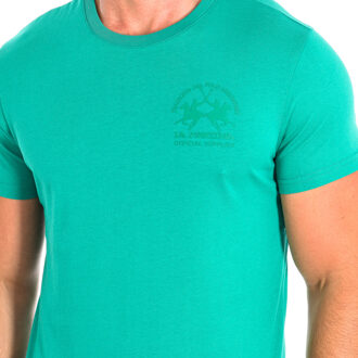 La Martina Heren-T-shirt met korte mouwen TMR011-JS206 Groen