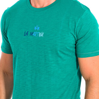 La Martina Heren-T-shirt met korte mouwen TMR600-JS259 - maat Groen
