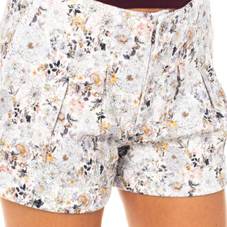 La Martina Korte broek met gezoomde onderkant en riemlussen LWB003 dames Veelkleurig - 30 (Taille)