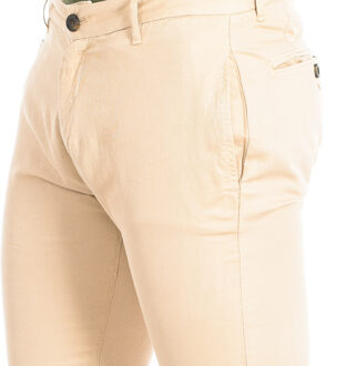 La Martina Lange broek met rechte snit en zomen TMT014-TL121 voor heren Beige