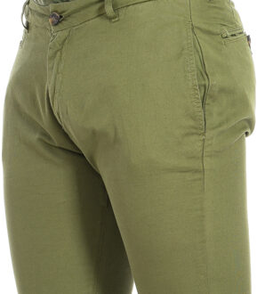 La Martina Lange broek met rechte snit en zomen TMT014-TL121 voor heren Groen - 34 (Taille)