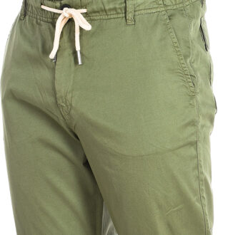 La Martina Lange broek met rechte snit TMT007-TW307 man Groen - XL