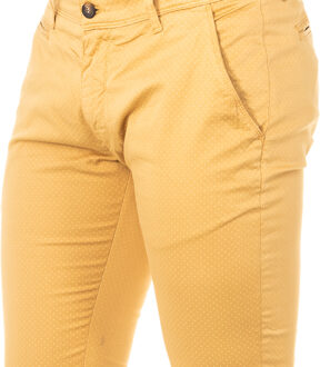 La Martina LMT014 Chinees gesneden herenbroek Geel - 31 (Taille)