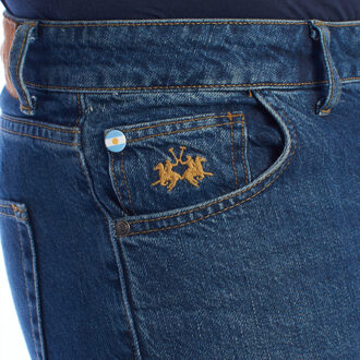 La Martina Normale jeans UMT007-DM085 Heren Blauw - 33 (Taille)