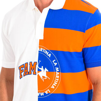 La Martina Polo met korte mouwen 11M093-PK097 man Veelkleurig - L