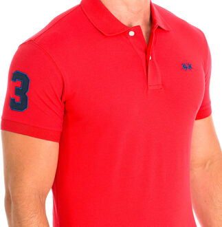 La Martina Polo met korte mouwen TMP300-PK001 man Rood