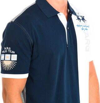 La Martina Polo met korte mouwen TMP608-JS303 man Blauw - S