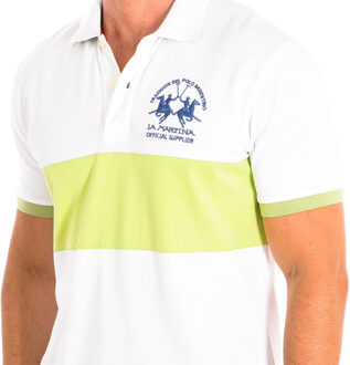 La Martina Polo met korte mouwen TMP610-PK097 man Wit - S