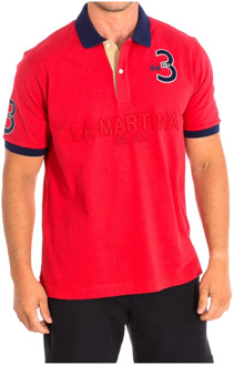 La Martina Polo Shirts La Martina , Red , Heren - L,M,S