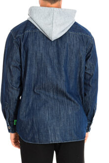 La Martina Regular fit jas met hoge kraag en verstelbare capuchon TMC009-DM081 man - maat Blauw