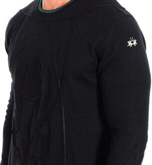 La Martina Sweater met lange mouwen RMS301-XC008 man Zwart