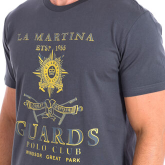 La Martina T-shirt met korte mouwen TMRG30-JS206 man Grijs
