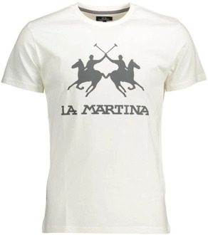 La Martina T-Shirts La Martina , White , Heren - S