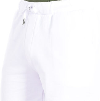 La Martina TMB003-FP221 heren sportshort Wit - 3XL