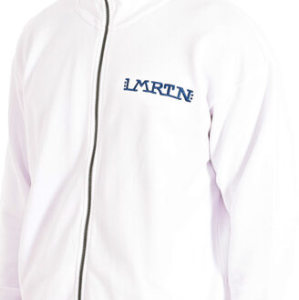La Martina TMF601-FP533 herencapuchon met rits Wit - 2XL