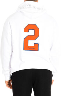 La Martina TMF603-FP533 Heren Hoodie Wit - S