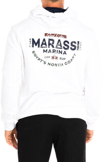 La Martina TMF607-FP225 Heren Hoodie Wit - 2XL