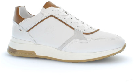 La Martina Witte Sneakers voor Heren La Martina , White , Heren - 39 Eu,41 Eu,40 EU