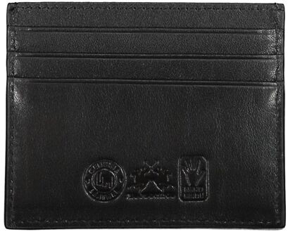 La Martina Zwarte Leren Portemonnee