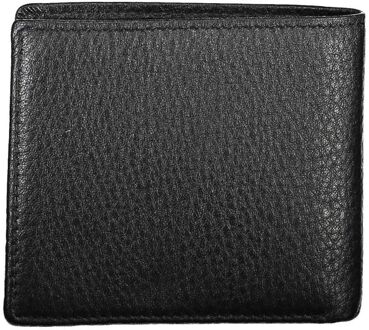 La Martina Zwarte Leren Portemonnee