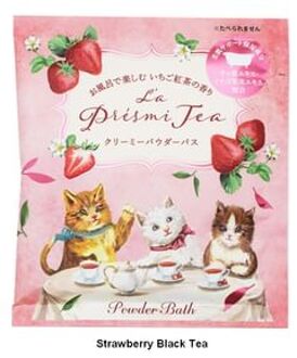La Presmi Tea Powder Bath Strawberry Black Tea