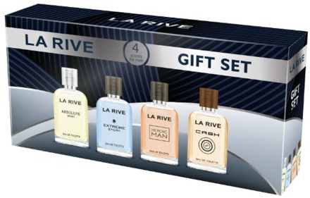 La Rive Geschenkset La Rive For Men EDT Gift Set 30 ml + 30 ml + 30 ml + 30 ml